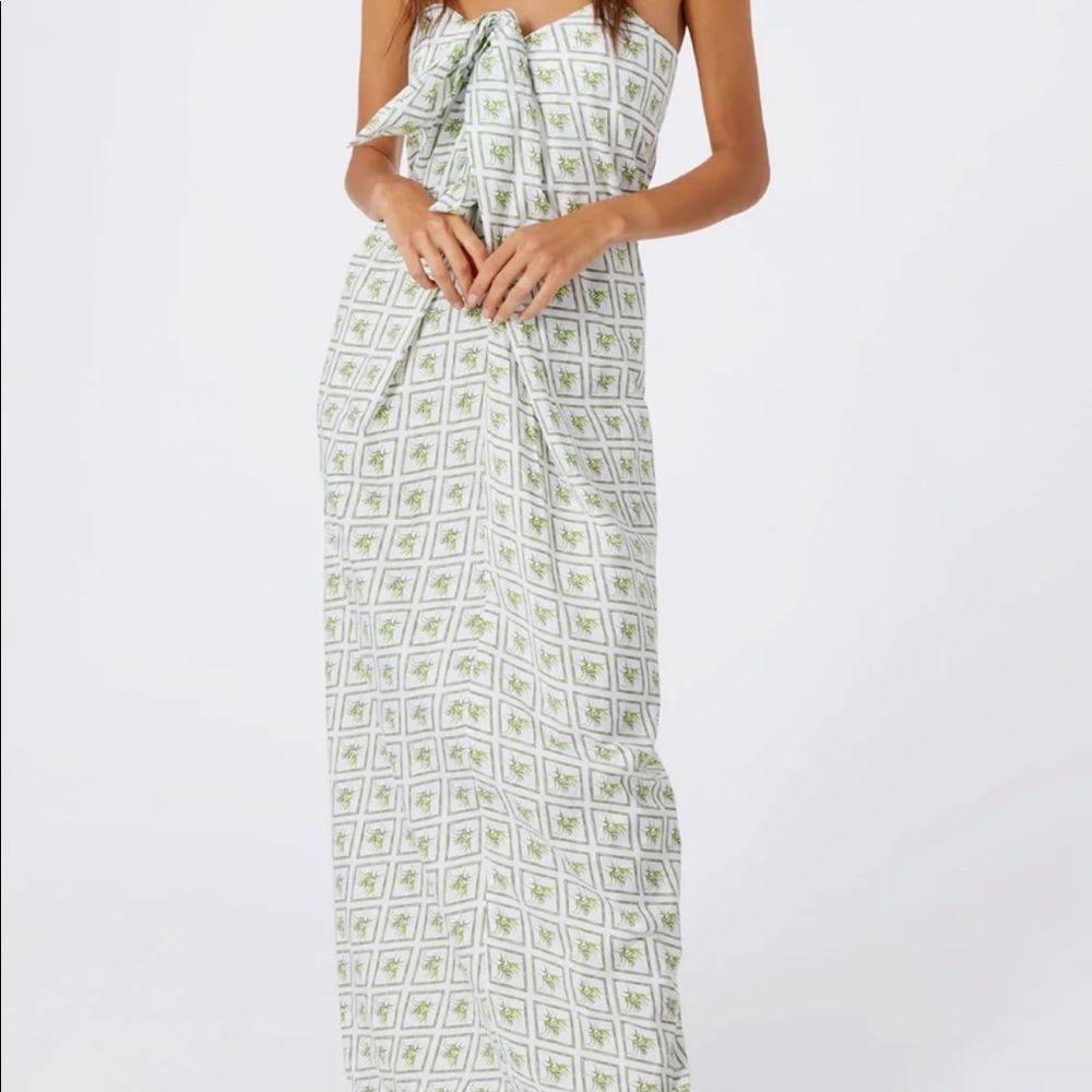 Caroline Constas Kaia Strapless Maxi Dress